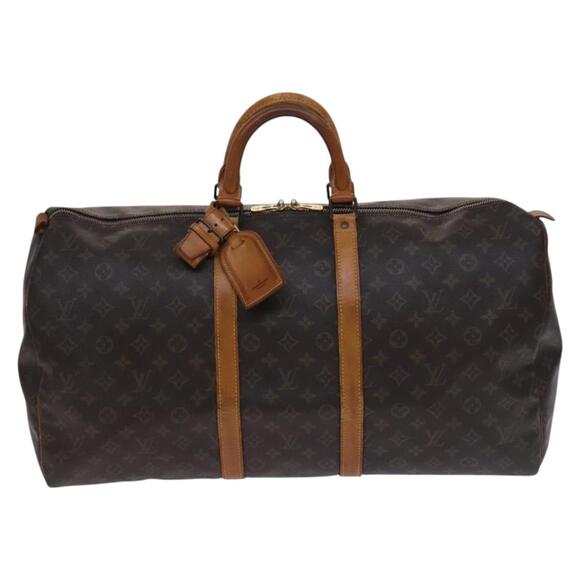 LOUIS VUITTON Monogram Keepall 60 Boston Bag M41422 - Picture 13 of 16
